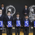 Imagen de archivo de la lotería del Niño en 2017.