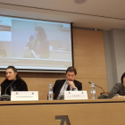 Un momento de la rueda de prensa de Cermi en la que ha denunciado la esterilización de mujeres y niñas con discapacidad.