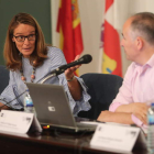 Participantes en la ponencia sobre el Camino del Manzanal. LDLM