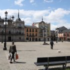 Imagen reciente de la plaza del Ayuntamiento. L. DE LA MATA