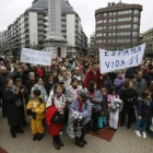 Última manifestación en León en contra del aborto.