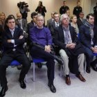Los 17 acusados en el juicio del 'caso Nóos'.