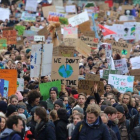 Manifestación contra el cambio climático en Hamburgo, Alemania.