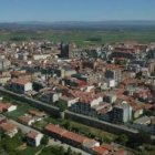 Una vista aérea de parte de la ciudad, en una imagen de archivo.