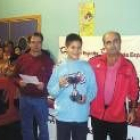 Guillermo Prieto, abajo, se proclamó campeón infantil