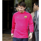 Lionel Messi ha comenzado ya su proceso de recuperación.