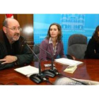 José Antonio Balboa, Arancha Padillo y Susana Téllez, ayer durante la presentación del ciclo literar