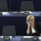 La eurodiputada francesa Nadine Morano en el Parlamento europeo.