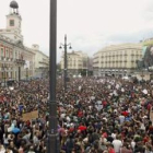 Las protestas regresaron a la Puerta del Sol de Madrid.