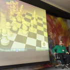 León fue escenario ayer de la segunda jornada del seminario de ajedrez. FERNANDO OTERO