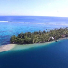Isla Motu Tiano, en la Polinesia francesa.