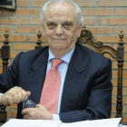 Manuel Núñez Pérez durante un acto en la Universidad de León el pasado año.