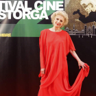 Marisa Paredes en el Festival de Cine de Astorga. FERNANDO OTERO