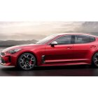 Silueta dos volúmenes, inspiración coupé y capacidad para cinco ocupantes, Kia Stinger.