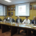 La primera ponencia de las Jornadas de salud mental de los trabajadores, celebrada en la Universidad de León. JAVIER SUÁREZ-QUIÑONES