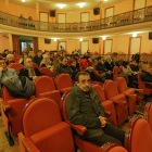 El Teatro Villafranquino de Villafranca acogió ayer las primeras ponencias de este foro monográfico
