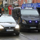 Imágenes de la operación de la Policía Nacional de este martes en Madrid.