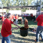 La localidad celebra uno de los actos más populares y multitudinarios de las fiestas en honor a san Lorenzo.