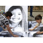 Colombia recuerda las caras de las personas que han tenido que emigrar del país. LUIS EDUARDO NORIEGA
