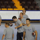 El Celje, durante un entrenamiento.