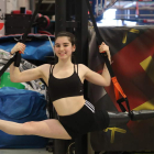 La gimnasta berciana Marta Casado. LUIS DE LA MATA