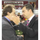 Aranzana y Javier de Grado, en una imagen de archivo.