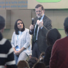 Rajoy durante una de sus intervenciones en la convención.