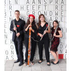 Los componentes del cuarteto de viento madera Quatriola Ensemble.  DL
