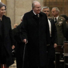 Juan Carlos y Sofía, el pasado día 3 en San Lorenzo de El Escorial.