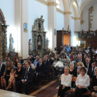 La iglesia, restaurada gracias a la generosidad de Antonino Fernández, estaba repleta. JAVIER SUÁREZ-QUIÑONES