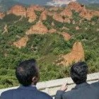 Vista panorámica del paraje de Las Médulas desde el mirador de Orellán