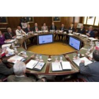 Un momento de la reunión del consejo de Caja Círculo.