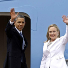 Imagen de archivo del presidente Obama y la entonces secretaria de Estado Clinton. LYNN BO BO