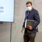 El consejero de Economía y Hacienda, Carlos Fernández Carriedo, en un acto oficial. R. GARCÍA