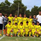 Formación del equipo del Villarreal que volvió a proclamarse campeón del torneo de La Virgen.