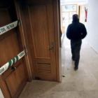 Imagen de una de las viviendas afectadas por el incendio de Valencia