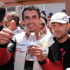 Antonio Jesús Castillejo, vencedor del Gran Premio de Velocidad de La Bañeza en la categoría de 125 c.c. y Moto 3