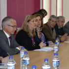 La consejera presidió ayer la reunión del Plan de Dinamización de los Municipios en Guardo. A. ÁLVAREZ