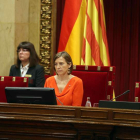 La presidenta del Parlamento catalán, Carme Forcadell. TONI ALBIR