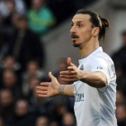 Zlatan Ibrahimovic, tras caer derrotado ante el Girondins de Burdeos.