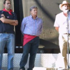 Valentín Martínez, secretario de organización de Ugal, Julio López, de UPA, y Matías Llorente.