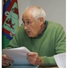 Narciso González, durante el transcurso de un pleno