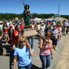 La romería de la Cruz de Ferro siempre está muy concurrida.