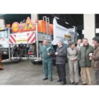 Los subdelegados de Lugo y León, en la presentación del dispositivo especial de vialidad en la A-6.