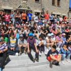 La plaza del Ayuntamiento de Toreno se convirtió en el escenario de una multitudinaria concentración