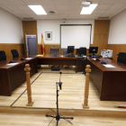 Sala de vistas de los juzgados de León. RAMIRO