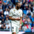 Benzema vive uno de sus inicios de temporada más goleadores desde que llegó al Madrid. R. JIMÉNEZ