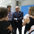 Guindos habla con periodistas, el pasado domingo, en la cumbre del G-20.