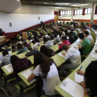 Alumnos de bachillerato de la provincia, en la prueba de la selectividad.