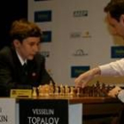 Karjakin y Topalov, actual campeón mundial, en un Magistral de León